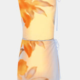 Vestido Mini Sereno en Floral Secuoya