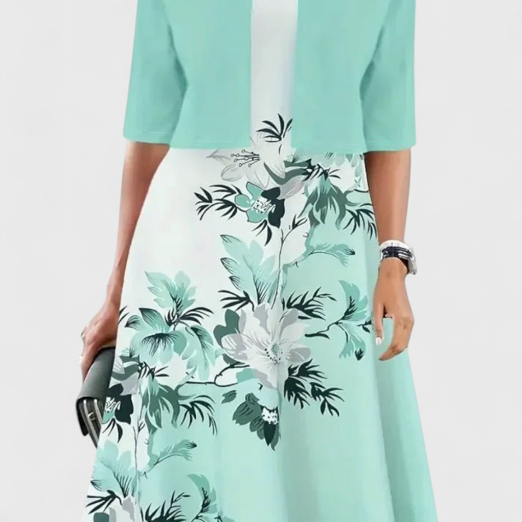 Conjunto de Blazer y Vestido Midi Star
