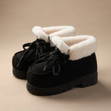 Caty | Zapatos de plataforma de nobuk sintético con una sensación suave y cálida