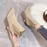 Rita–Zapatos de plataforma de ante