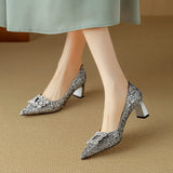 Gloria - Zapatos con Brillantes