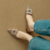Gloria - Zapatos con Brillantes