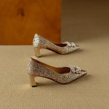 Gloria - Zapatos con Brillantes