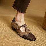Chloé - Zapatos de Cuero Vintage con Hebilla