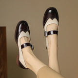 Mia - Zapatos de cuero Mary Janes