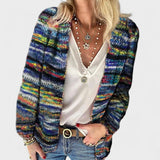 Herminia™ | Cárdigan multicolor cálido