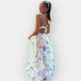 Maxi Vestido con Volantes