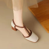 Els - Zapatos Elegantes para Mujer con Tacón Medio