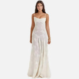 Vestido Maxi de Invitada de Boda Annabelle con Encaje
