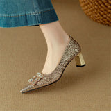 Gloria - Zapatos con Brillantes