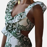Vestido Maxi de Verano Bordado de Algodón Sorrento