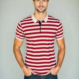 Sten™ | Camiseta polo de verano a rayas
