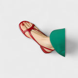 Evelyn - Sandalias Planas Elegantes Minna con Excelente Adorno