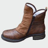 Botas de cuero para comodidad diaria
