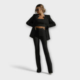 Selina - Conjunto elegante de 3 piezas (Blazer, Top, Pantalones)