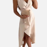 Vestido Maxi de Invitada de Boda Elegante para Mujeres