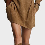 Vestido Mini con Cuello Alto