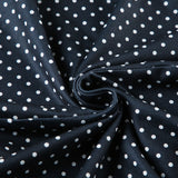 Vestido mini de lunares sin mangas para mujer con cintura ajustada