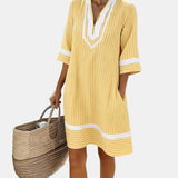 Klara™ | Vestido ligero a rayas con escote en V