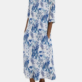 Emma | Vestido midi floral suelto y ligero