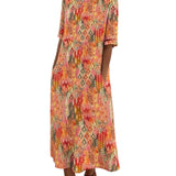 Emma | Vestido midi floral suelto y ligero