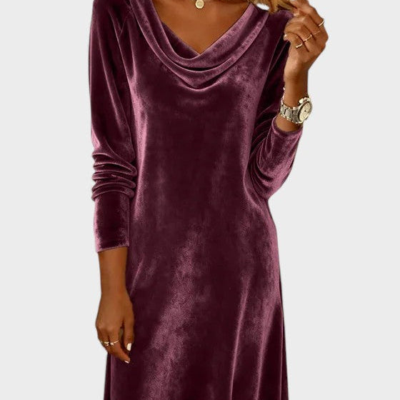 Aurelia™ | Vestido de terciopelo holgado y elegante