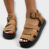 Renee – Zapatillas con múltiples correas y hebilla