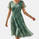 Ana | Vestido midi floral suelto y ligero