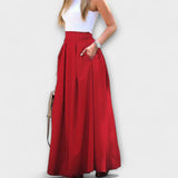 Tzafira – Elegante falda maxi con cintura alta