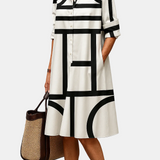 Ellie | Vestido midi cuidado y estiloso