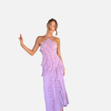 Vestido Maxi con Volantes Emma