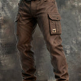 Fran - Pantalones Cargo marrones duraderos