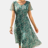 Ana | Vestido midi floral suelto y ligero