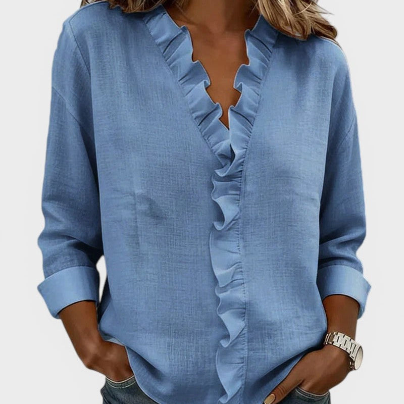 Jimena™ | Blusa con volantes elegante y ligera