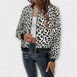 Raquel - Chaqueta Elegante de Estampado de Leopardo