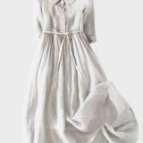 Vestido elegante con cuello
