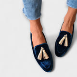Quinnlyn | Mocasines de inspiración vintage con flecos