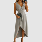 Valerie - Elegante vestido cruzado con escote en V