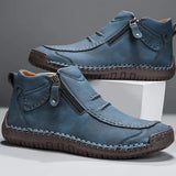 Sándor - Zapatos de Hombre Elegantes y Cómodos con Cremallera
