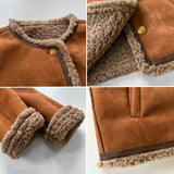 Rosalie | Abrigo de piel con botones