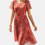 Ana | Vestido midi floral suelto y ligero