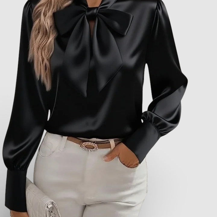 Rosario™ | Blusa elegante con lazo