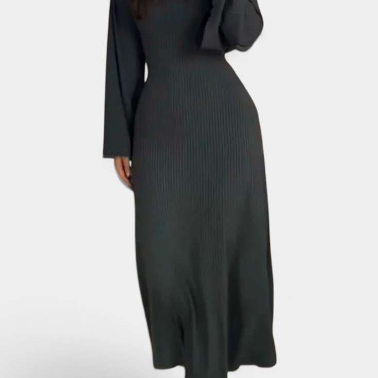 Vestido de Punto Livia con Cintura