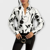 Katherine | Blusa elegante de manga larga con escote en V