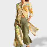 Inês™ ｜ Conjunto Completo de Verano de Lino