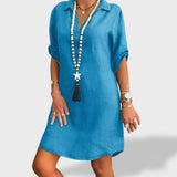 Vitória™ | Vestido de Lino de Verano