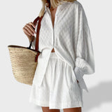Maud | Conjunto elegante de camisas y pantalones de lino