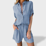 Matilde™｜Conjunto de lino ligero de verano