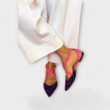 Zarella – Zapatos Zebra en poder rosa