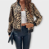 Raquel - Chaqueta Elegante de Estampado de Leopardo